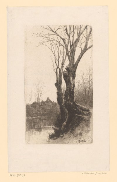 Ansicht der Loolaan bei Den Haag von Philip Zilcken