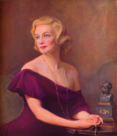 Porträt von Madeleine Carroll, 1935, 1936 von Philip de László