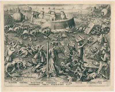 Fortitudo Fortitude aus Die Sieben Tugenden von Philipp Galle
