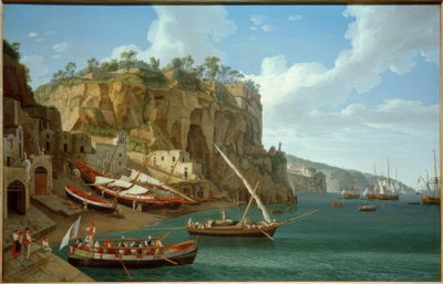 J.Ph. Hackert, Marina Piccola in Sorrent / Gemälde, 1794 von Philipp Hackert