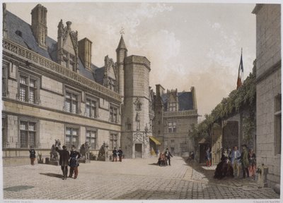 Cluny Hotel und Museum, Paris, Illustration aus 