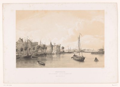 Blick auf das Westerdok in Amsterdam von Philippe Benoist