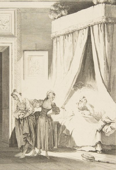 La Gageure des trois Commeres: La Servante, aus Contes et nouvelles en vers von Philippe Triere