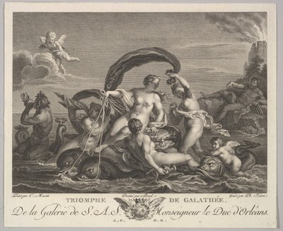 Der Triumph der Galatea von Philippe Triere