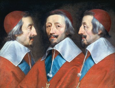 Kardinal Richelieu, französischer Prälat und Staatsmann, um 1642 von Philippe de Champaigne