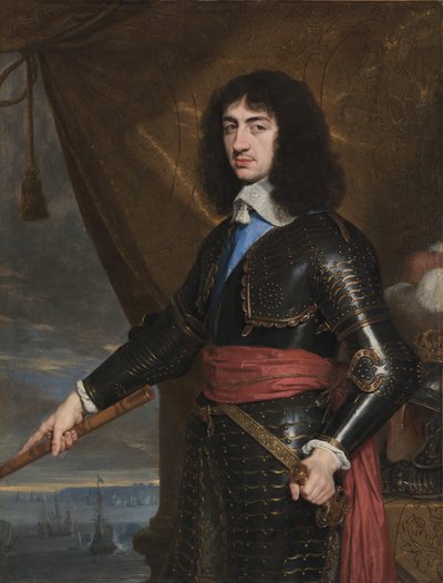 Porträt von König Karl II. von England, 1653 von Philippe de Champaigne