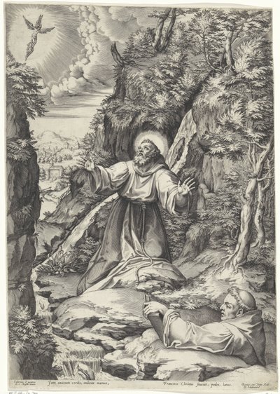 Franziskus von Assisi empfängt die Stigmata von Philippe de Soye