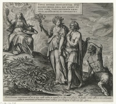 Allegorie über Buße und Reue von Philips Galle (attributed to workshop of)