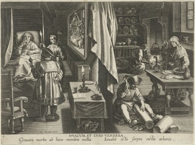 Medizin gegen Syphilis von Philips Galle (attributed to workshop of)