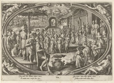 Frühling
Ver (Titel auf Objekt)
Die vier Jahreszeiten (Serientitel) von Philips Galle