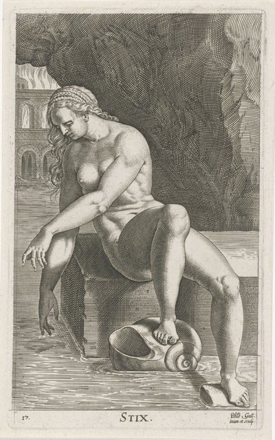 Riviernimf Styx von Philips Galle
