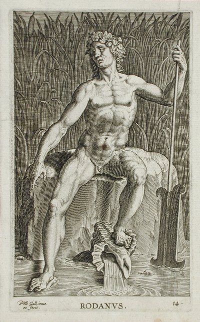 Die Rhône von Philips Galle