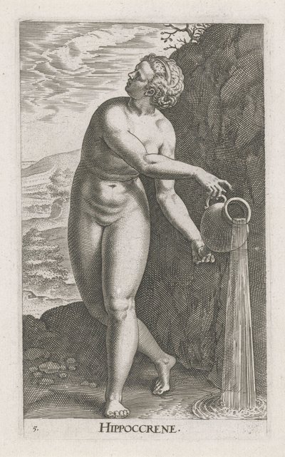 Wassernymphe Hippoccrene Stroom- und Wassernymphen (Serientitel) von Philips Galle