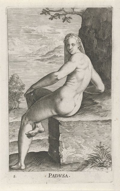 Wassernymphe Padusa von Philips Galle