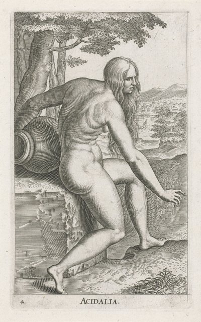 Wassernymphe Venus Acidalia von Philips Galle