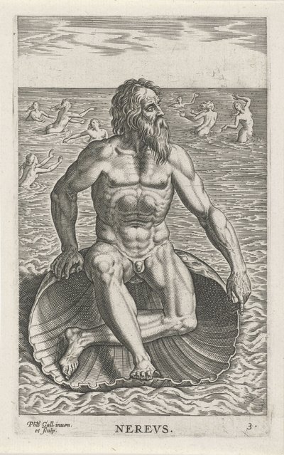 Meeresgott Nereus von Philips Galle