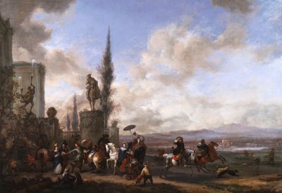 Abfahrt zur Jagd von Philips Wouwerman