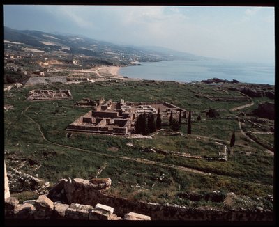 Ansicht der archäologischen Stätte, 3. bis 2. Jahrtausend v. Chr. von Phoenician Phoenician