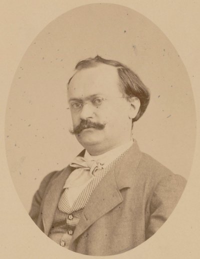Porträt des Komponisten Charles Lecocq 1832-1918, 1866 von Photo studio A. Legras.