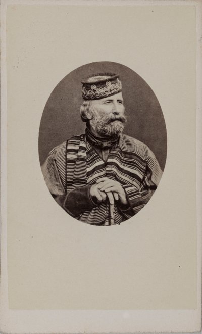 Porträt von Giuseppe Garibaldi 1807-1882, 1882 von Photo studio Alessandro Pavia.