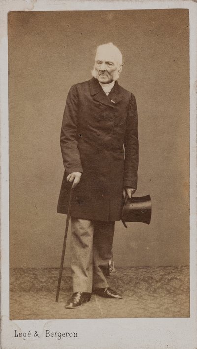 Porträt des Komponisten Gustave Vogt 1781-1870 von Photo studio Legé and Bergeron.