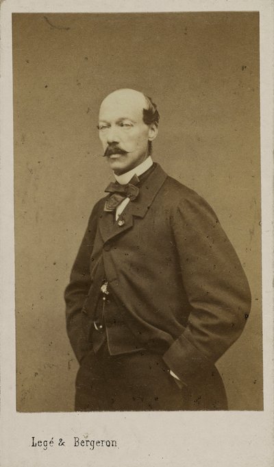 Porträt des Komponisten Alexandre Batta 1816-1902, ca. 1880 von Photo studio Legé and Bergeron.