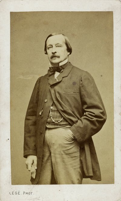 Porträt des Pianisten und Komponisten Félix Le Couppey 1811-1887 von Photo studio Legé and Bergeron.