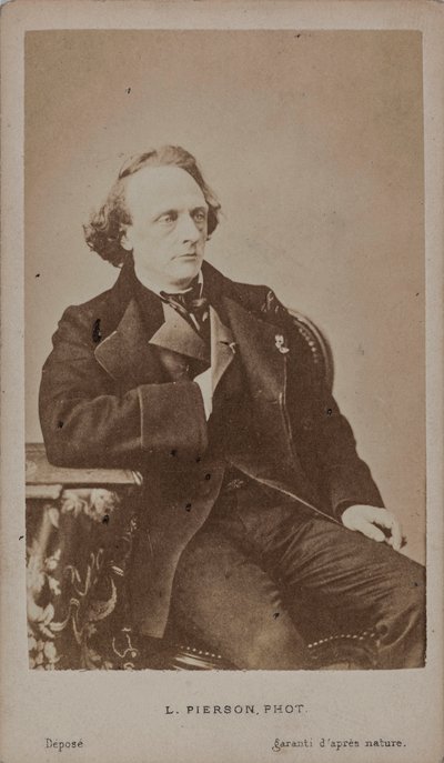 Porträt des Pianisten und Komponisten Henry Litolff 1818-1891 von Photo studio Mayer and Pierson.