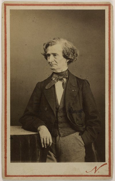 Porträt des Komponisten Hector Berlioz 1803-1869, ca. 1860 von Photo studio Nadar.