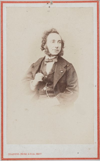 Porträt des Geigers und Komponisten Camillo Sivori 1815-1894 von Photo studio Trantoul Père and Fils.
