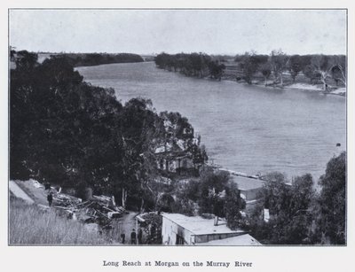 Long Reach bei Morgan am Murray River (s/w Foto) von Photographer Australian