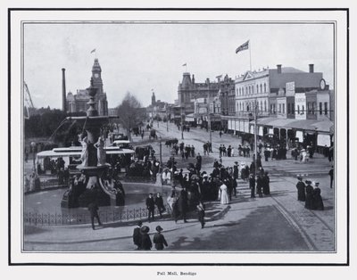 Pall Mall, Bendigo (s/w Foto) von Photographer Australian