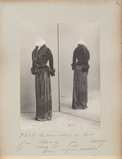 Albumseite: House of Worth, Jacke von Photographer French