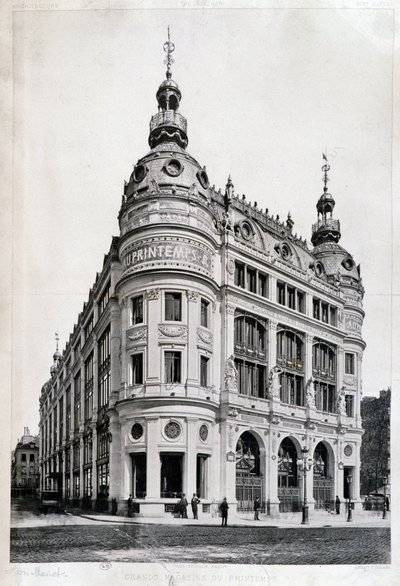 Printemps-Kaufhaus in Paris von Photographer French