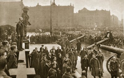 Während einer Pause im Bürgerkrieg in der preußischen Hauptstadt von Photographer German
