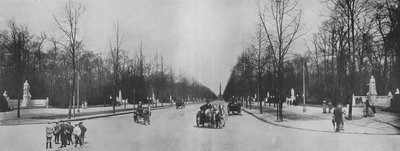 Panorama der Siegesallee von Photographer German