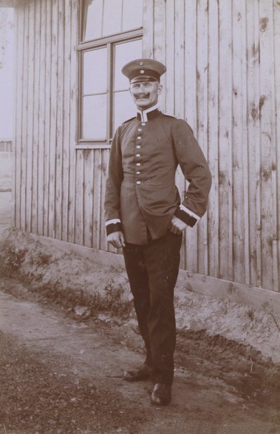 Porträt eines deutschen Soldaten von Photographer German