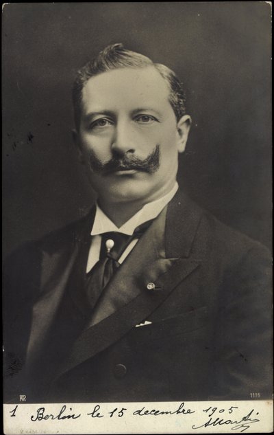 Junger Kaiser Wilhelm II, Porträt, Schnurrbart, RPH von Photographer German