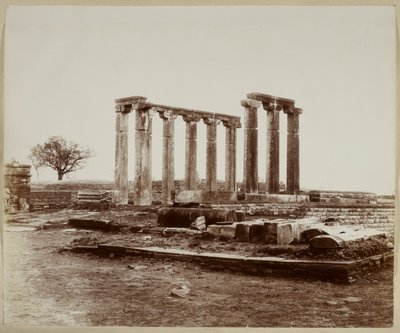 Sanchi, Tempel 18, Gesamtansicht von Nordwesten von Photographer Indian