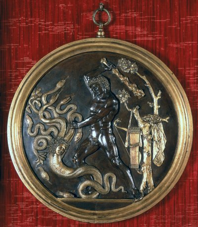 Herkules und die Hydra, 1490er Jahre (Bronze) von Pier Jacopo Alari Bonacolsi