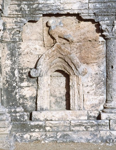 Pakistan, Taxila, Blick auf die Stupa des zweiköpfigen Adlers im archäologischen Gebiet von Sirkap (UNESCO-Welterbeliste) von Blaise Nicolas Le Sueur