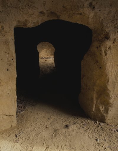 Porsennas Labyrinth, etruskisches Netzwerk von unterirdischen Gängen, Chiusi, Toskana, Italien von Blaise Nicolas Le Sueur