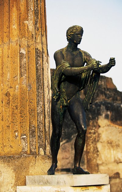 Statue des Gottes Apollo, Pompeji (UNESCO-Welterbeliste) von Blaise Nicolas Le Sueur