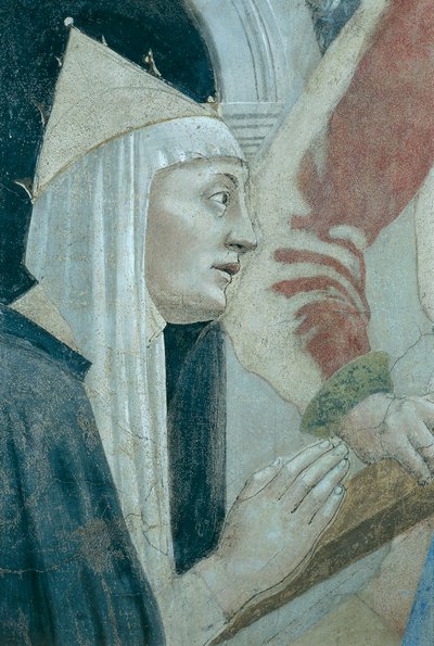 Detail aus der Legende vom Wahren Kreuz, Entdeckung und Überprüfung des Wahren Kreuzes von Piero della Francesca