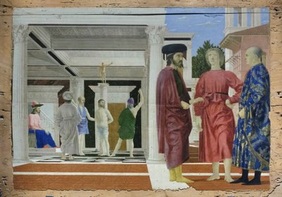 Geißelung Christi, c.1452 von Piero della Francesca