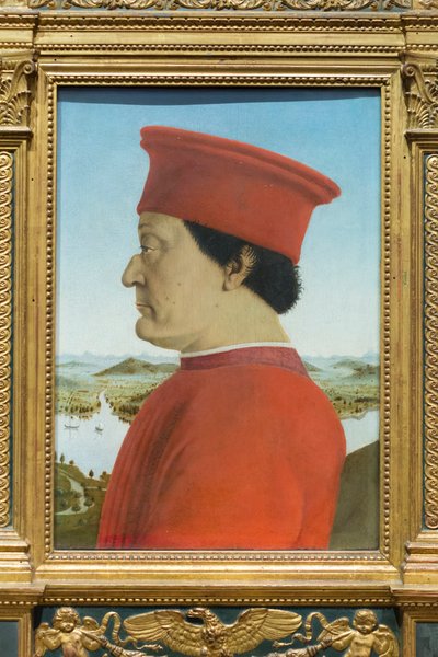 Porträt des Herzogs von Urbino, Federico da Montefeltro von Piero della Francesca