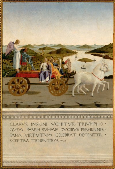 Triumph des Herzogs von Urbino, Federico da Montefeltro von Piero della Francesca