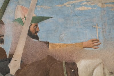 Sieg von Konstantin über Maxentius (Detail) von Piero della Francesca