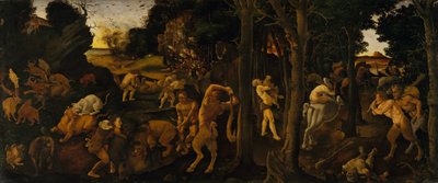 Eine Jagdszene, ca. 1494-1500 von Piero di Cosimo