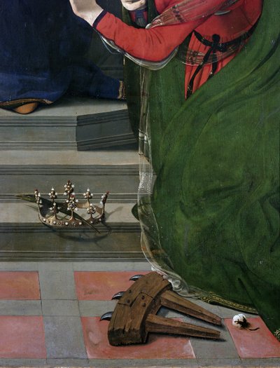 Jungfrau und Kind auf dem Thron umgeben von Heiligen (Detail) von Piero di Cosimo
